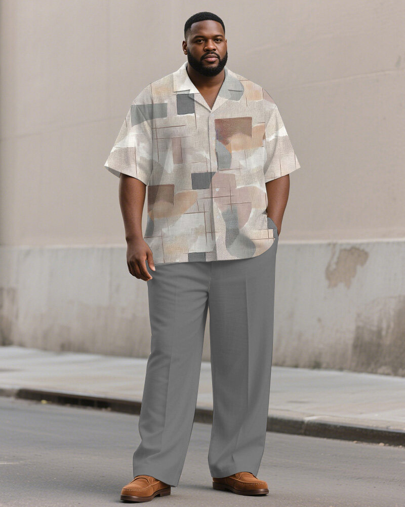 Collectible & Vintage Dolls For Halloween - S-9XL Plus Size Men's Modern Abstract
