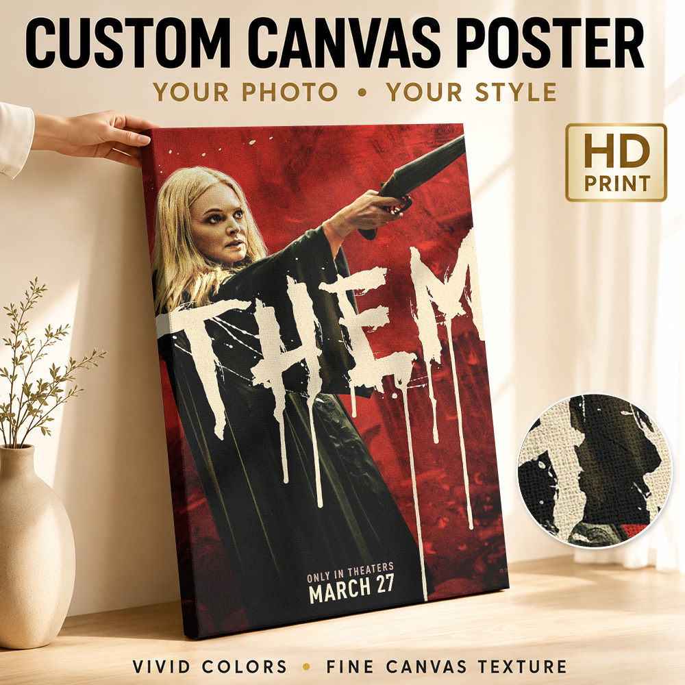 Vintage Collectible Posters - Them Movie Canvas Print Poster Custom