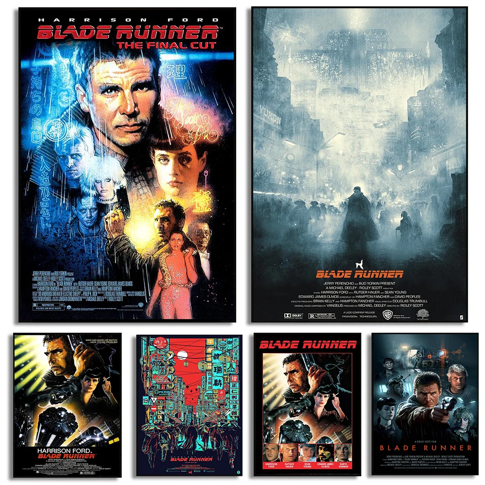 Vintage Collectible Posters - Blade Runner 1982 Classic Movie Poster