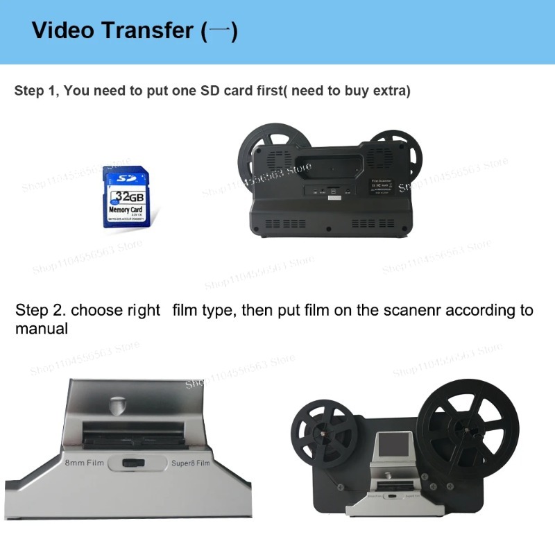 Winait Super 8/8mm Digital Rol - đánh giá và giá Super 8 Film Reel