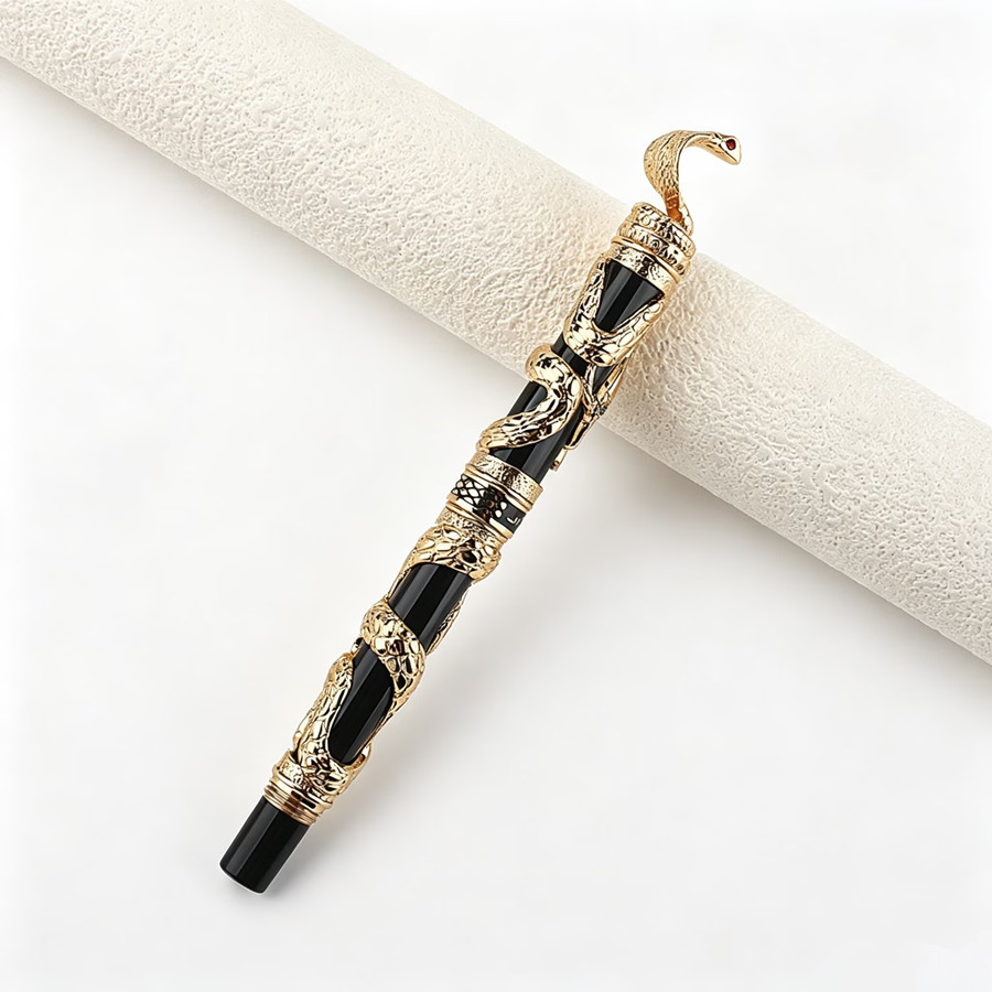Jinhao Luxury 3D Snake Embosse - đánh giá và giá Vintage Collectible Pens