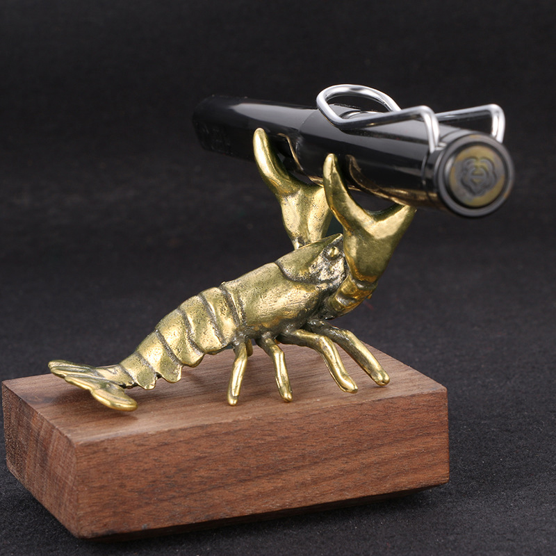 Solid Brass Crayfish Ornament  - đánh giá và giá Vintage Collectible Pens