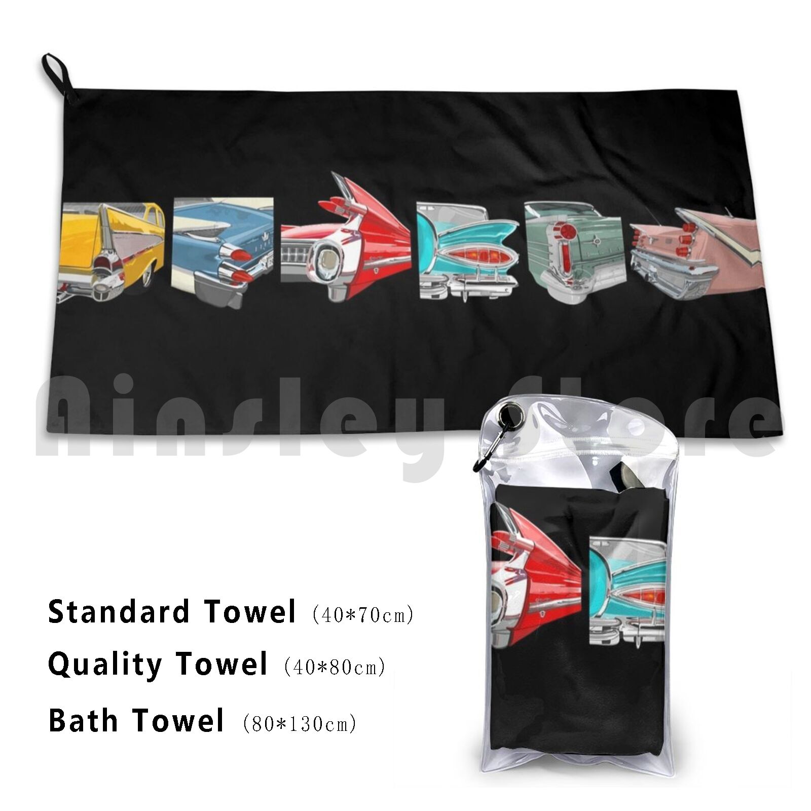 Car Show Custom Towel Bath Tow - đánh giá và giá Vintage Collectible Show