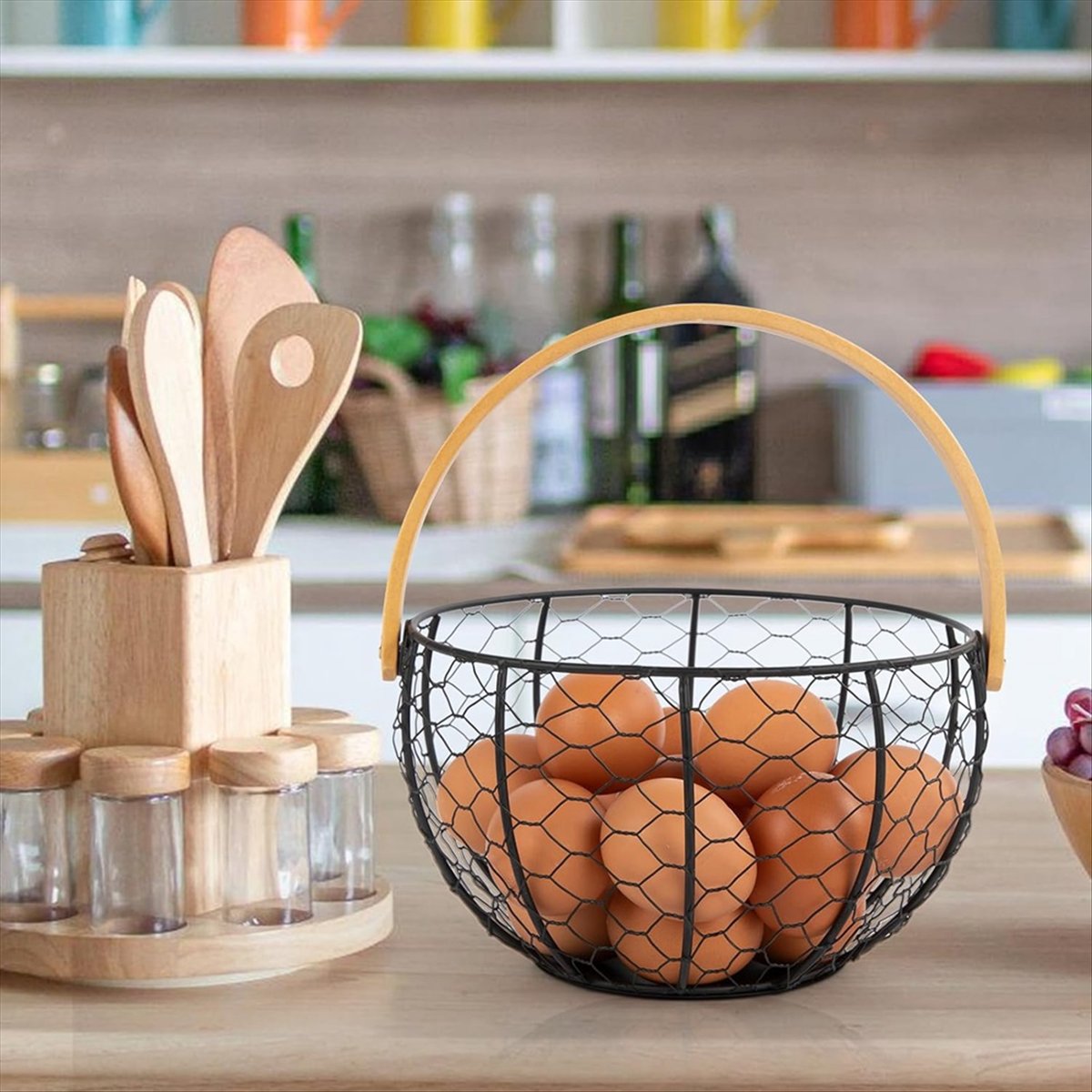 ABZT Farmhouse Wire Egg Basket - đánh giá và giá Collectible Vintage Tools