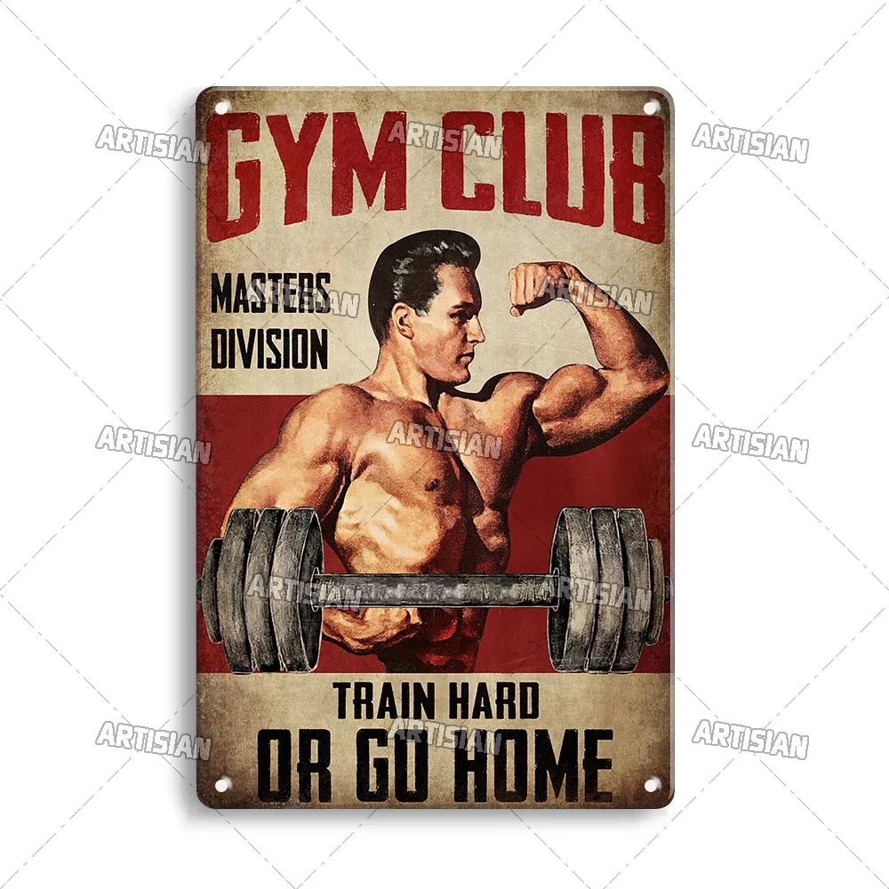Old Man Gym Club Inspirational - đánh giá và giá Vintage Collectible Signs