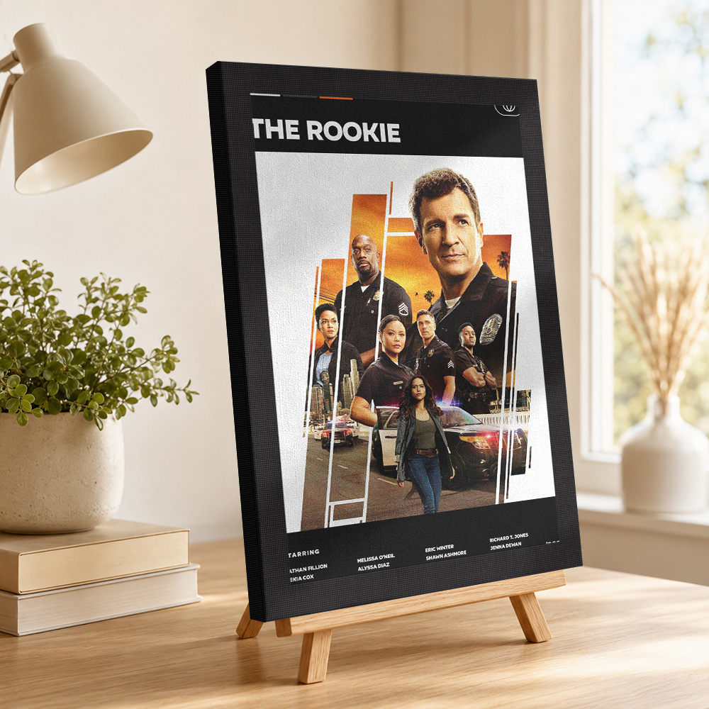 The Rookie TV Show Canvas Pain - đánh giá và giá Vintage Collectible Show