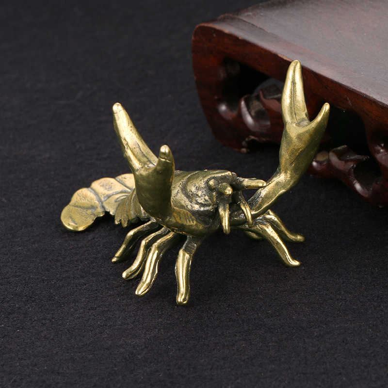 【F】Solid Brass Crayfish Orname - đánh giá và giá Vintage Collectible Pens