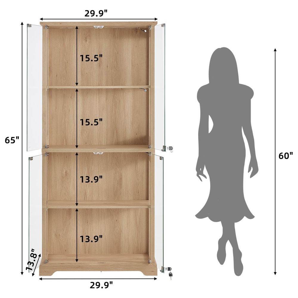 Farmhouse Glass Display Cabine - đánh giá và giá Collectible & Vintage Dolls For Halloween