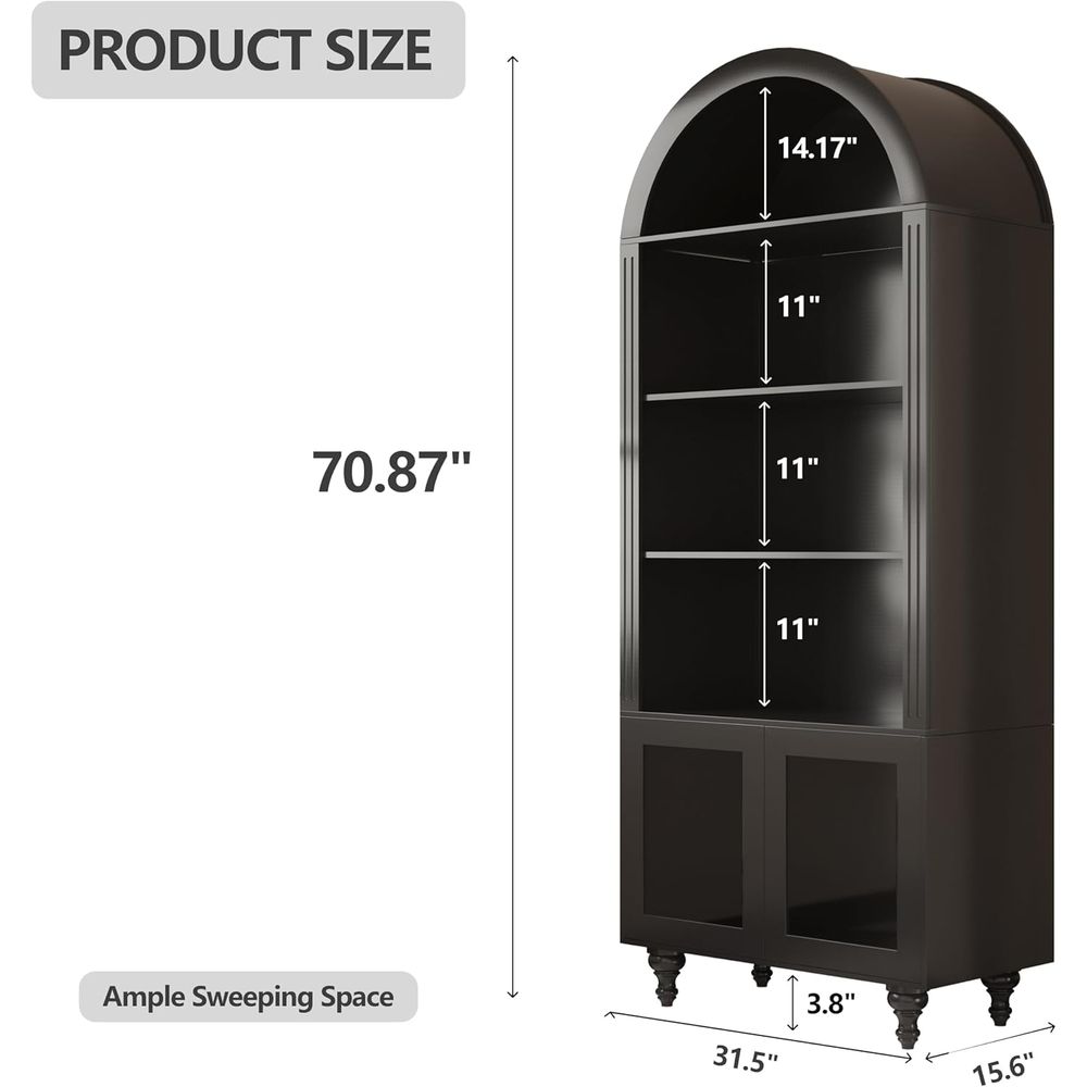 Wooden Arched Display Storage  - đánh giá và giá Collectible & Vintage Dolls For Halloween