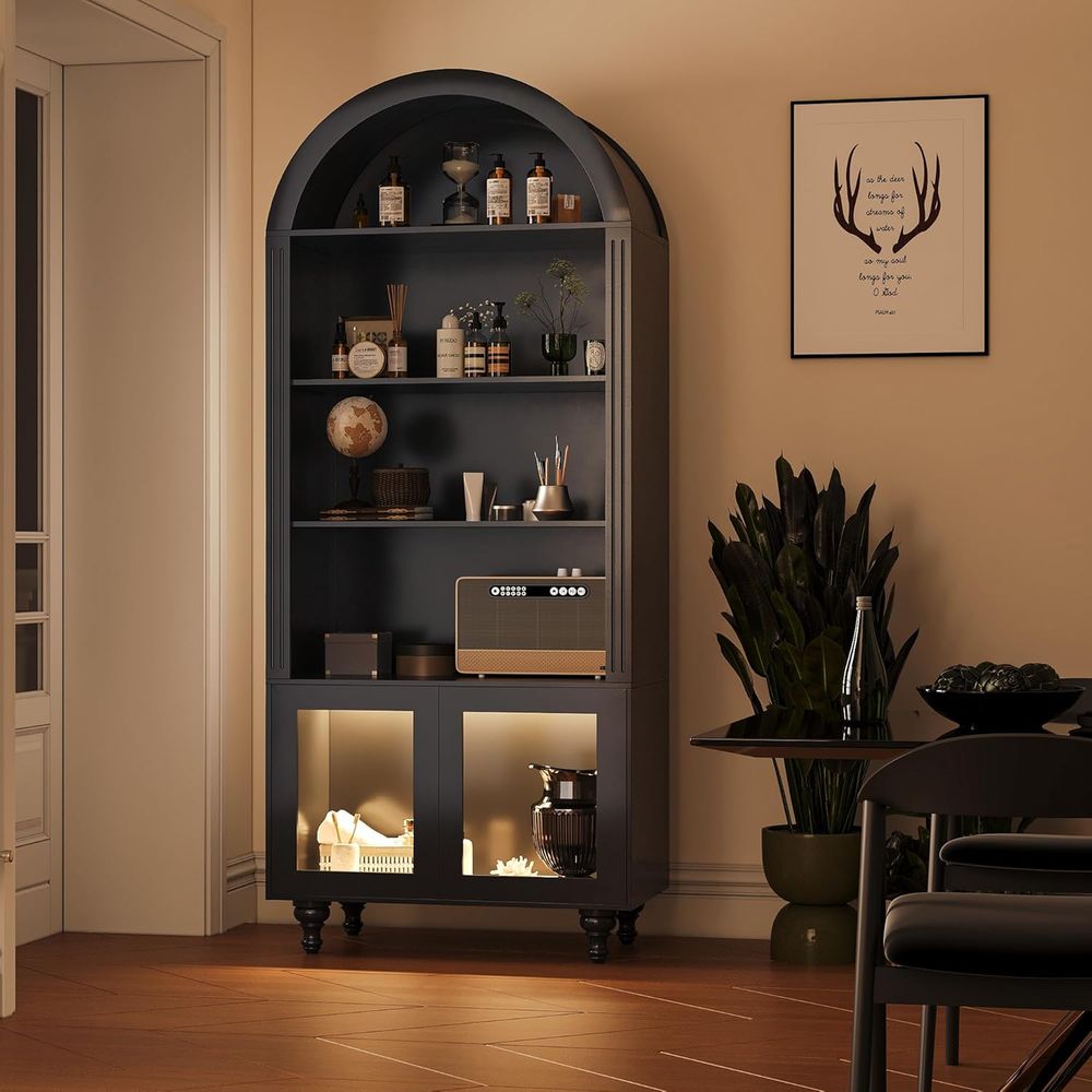 Wooden Arched Display Storage  - đánh giá và giá Collectible & Vintage Dolls For Halloween