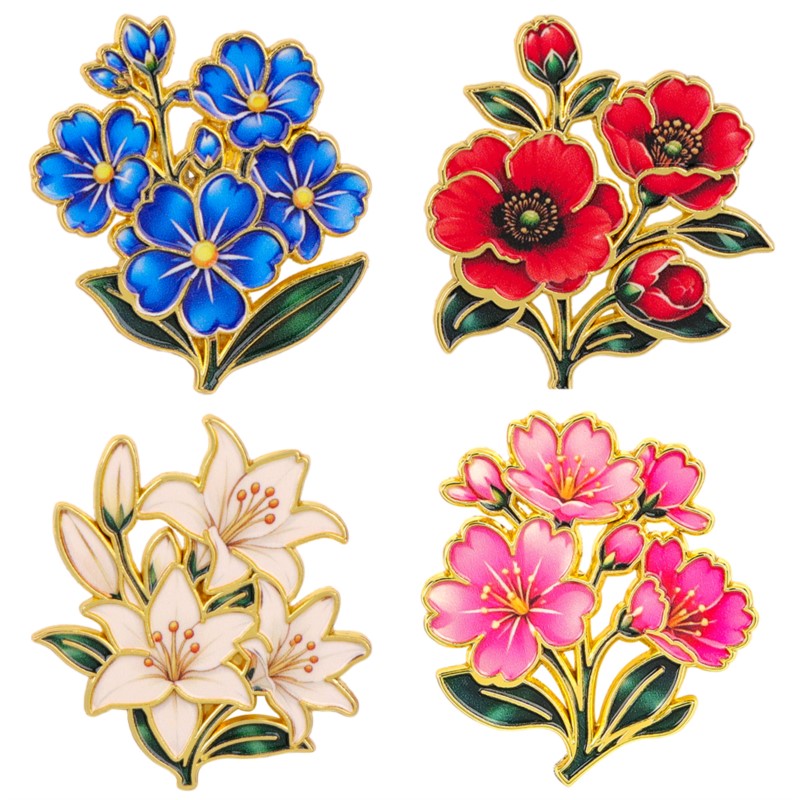 Cute Vintage Colorful Floral E - đánh giá và giá Vintage Item