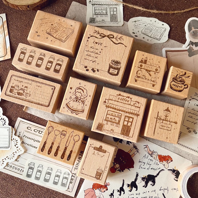 Moonlight INS Vintage Coffee T - đánh giá và giá Vintage Collectible Stamps