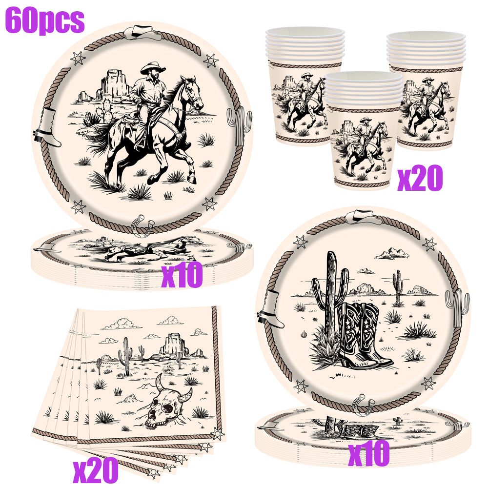 Vintage Western Cowboy Party T - đánh giá và giá Vintage Collectibles